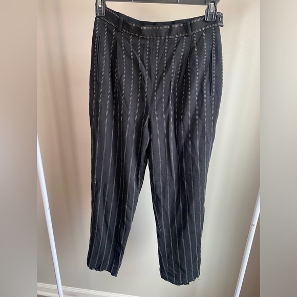 Carlisle Pants - Carlisle wool/cotton blend vintage pinstripe pants